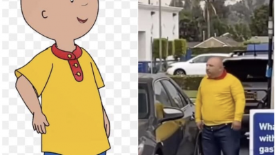 Caillou done grew up!!!