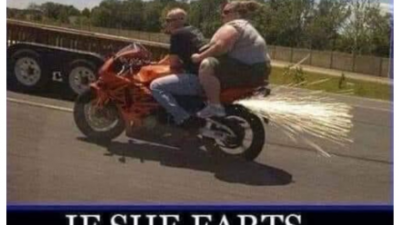 If she farts...