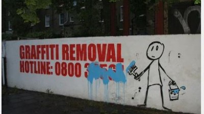 Mocking anti-grafffiti