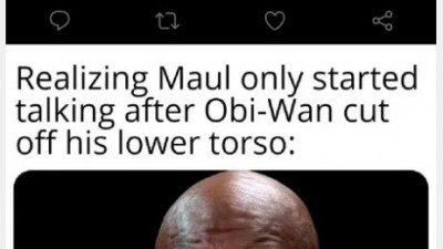 Maul, what a waste