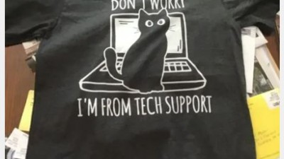 Tech support is so busy like cat