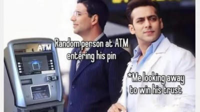 Everytime in ATM